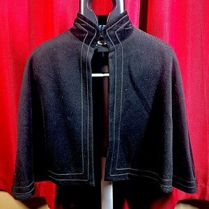 Lauren Ralph Lauren Wool/Angora Cape S/M